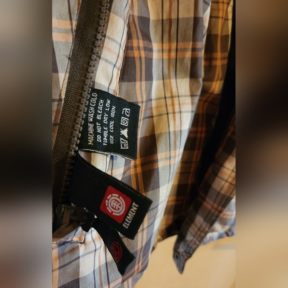 Element Reversible Plaid Skater & Snowboarder jacket - MEDIUM - Picture 5 of 7